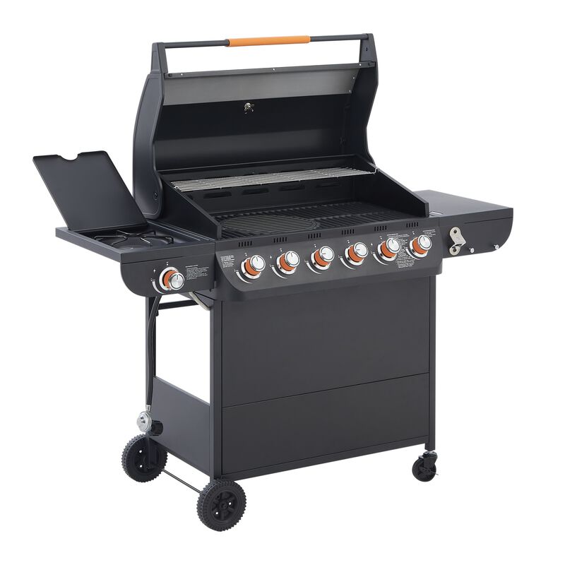 Totpib 6-Burner Propane Gas Grill image number 0