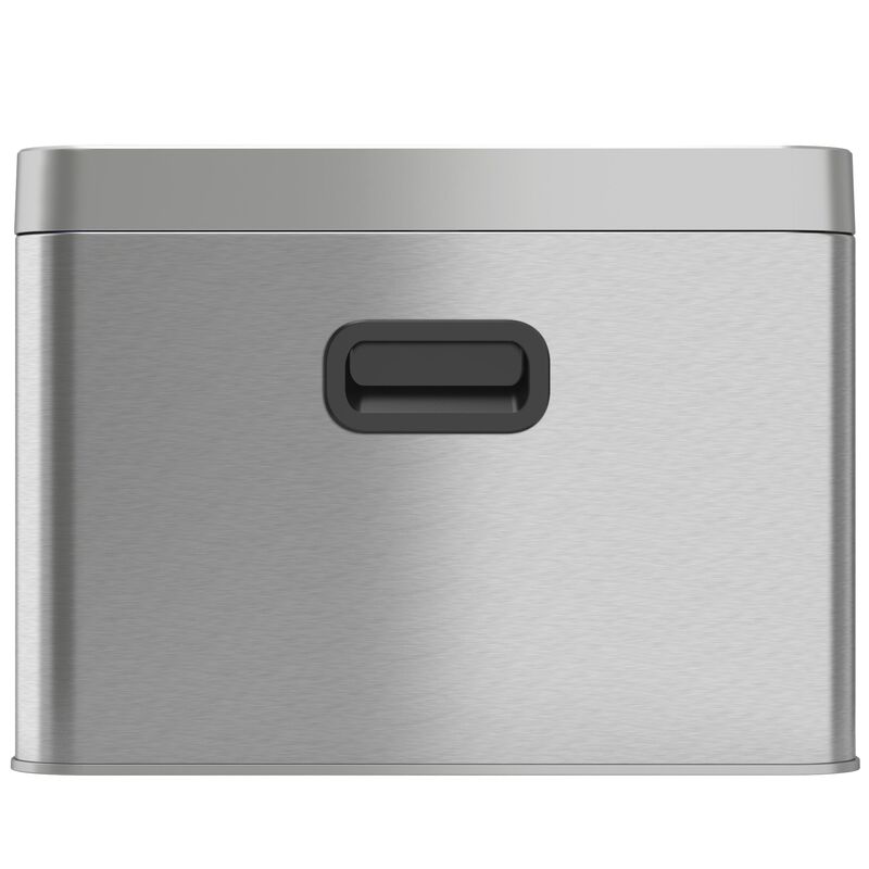 iTouchless 5.3 Gallon / 20 Liter Dual Compartment Open Top Trash Can & Recycle Bin