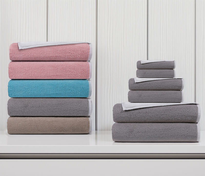 Double Face 8 pcs Turkish Hand Towels Set