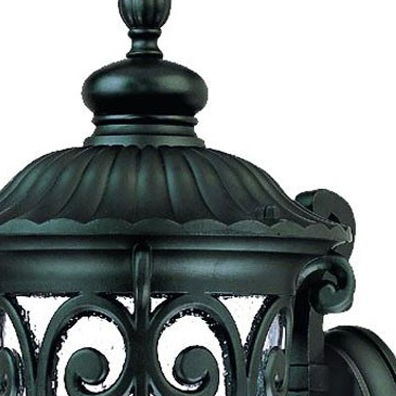 Hivvago Naples 1-Light Matte Black Wall Light