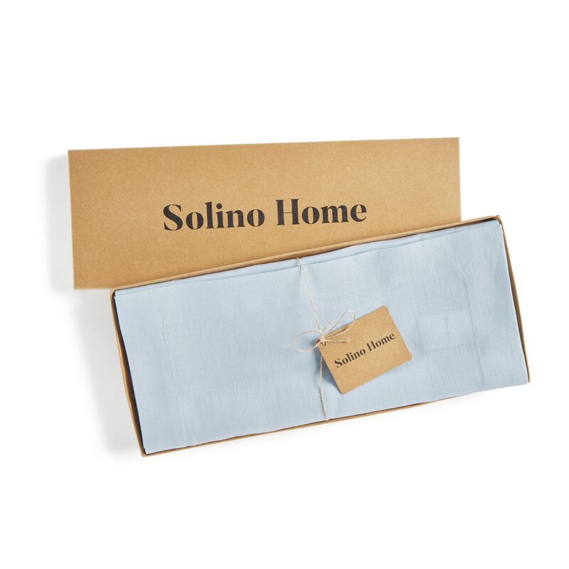 Solino Home 100% Pure Linen Table Runner - Fete