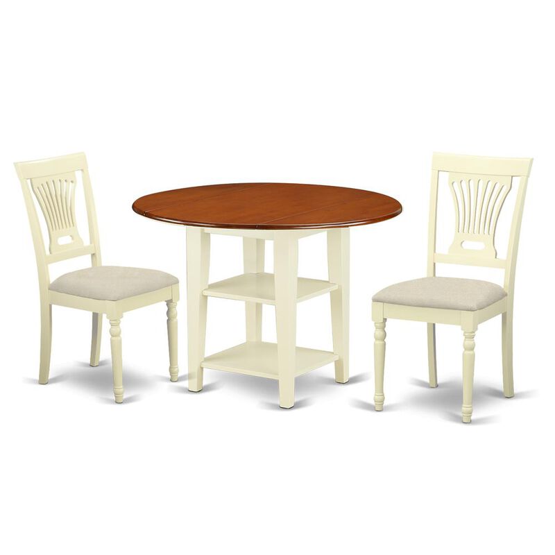 Dining Room Set Buttermilk & Cherry