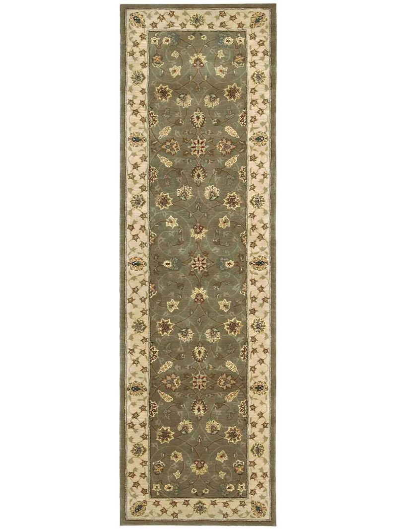 Nourison 2000 2003 Olive 2'3" x 8' Rug