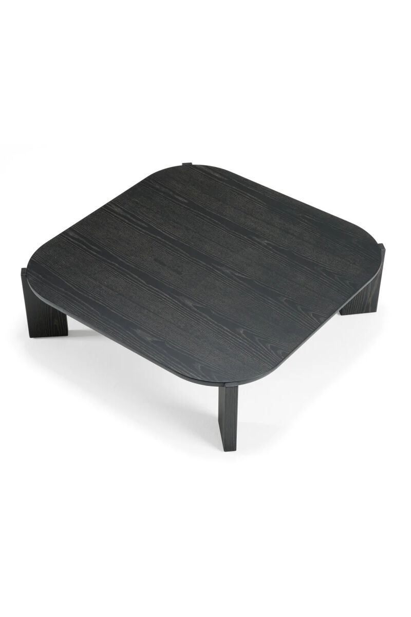 Brown Veneer Square Coffee Table | OROA Modern Noah image number 3