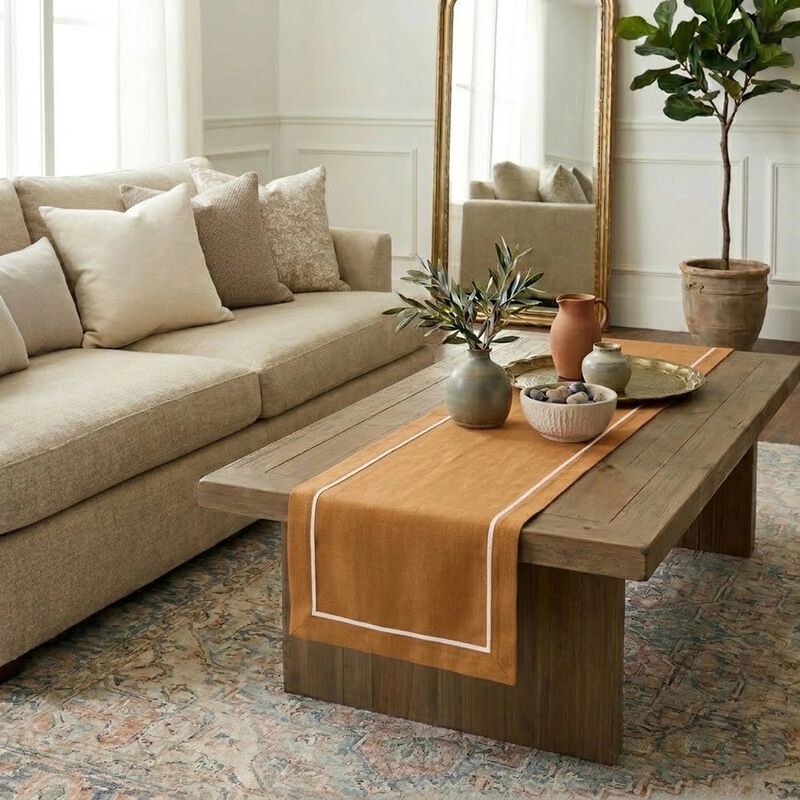 Linen Table Runner image number 2