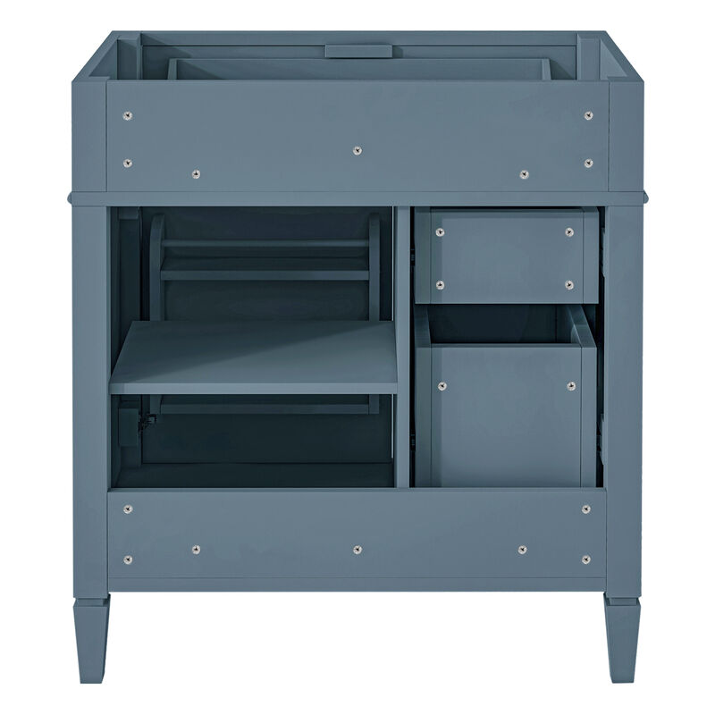 30" Freestanding Bathroom Vanity Without Top Sink image number 3
