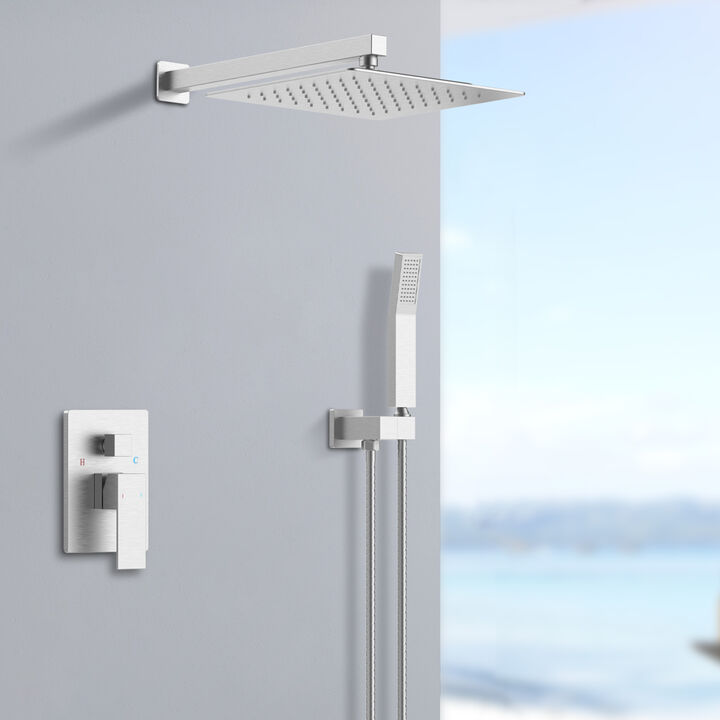 Shower System Combo Set Modern Shower Faucet with Adjustable Features for a Luxurious Bathing Experience