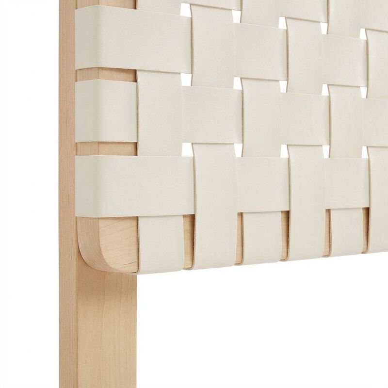 Vegan Leather King Headboard with Modern Texture and Durable Frame image number 5