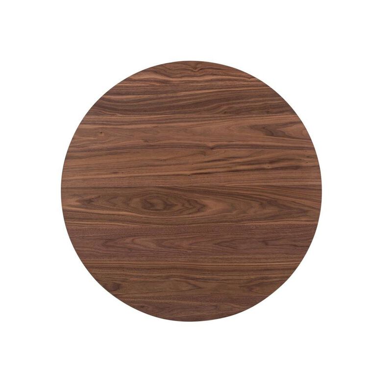 Starlight Canyon Home Brown Round Dining Table &ndash; Elegant Small Round Kitchen Table for Any Space