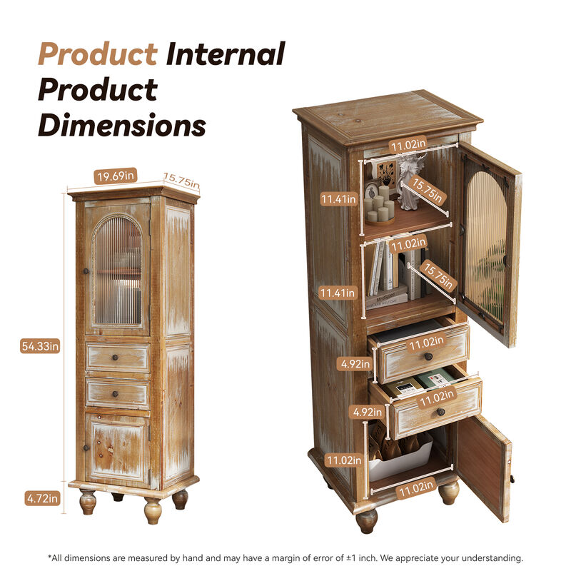 Vophex Narrow Storage Cabinet image number 6