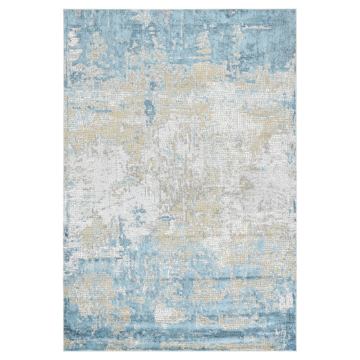 HomeRoots Medallion Area Rug