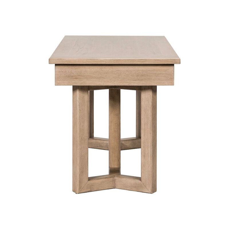 Liberty Furniture Stylish Writing Desk with Geometric Leg Design Home Office image number 3