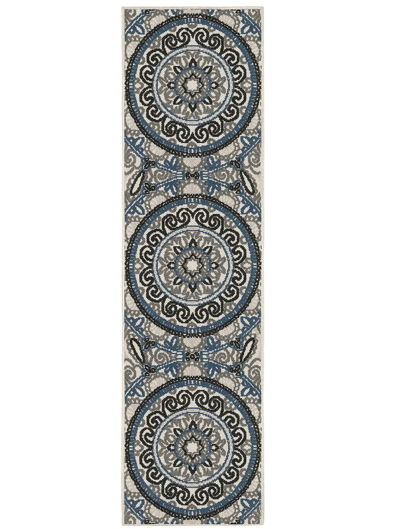 Torrey 1'10" x 7'3" Beige Rug