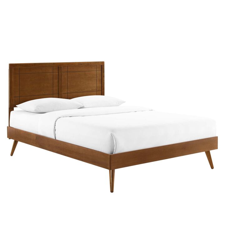 Modway - Marlee King Wood Platform Bed with Splayed Legs
