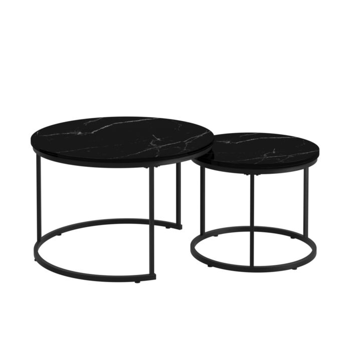 Winpis 2-Piece Nesting Coffee Table Set