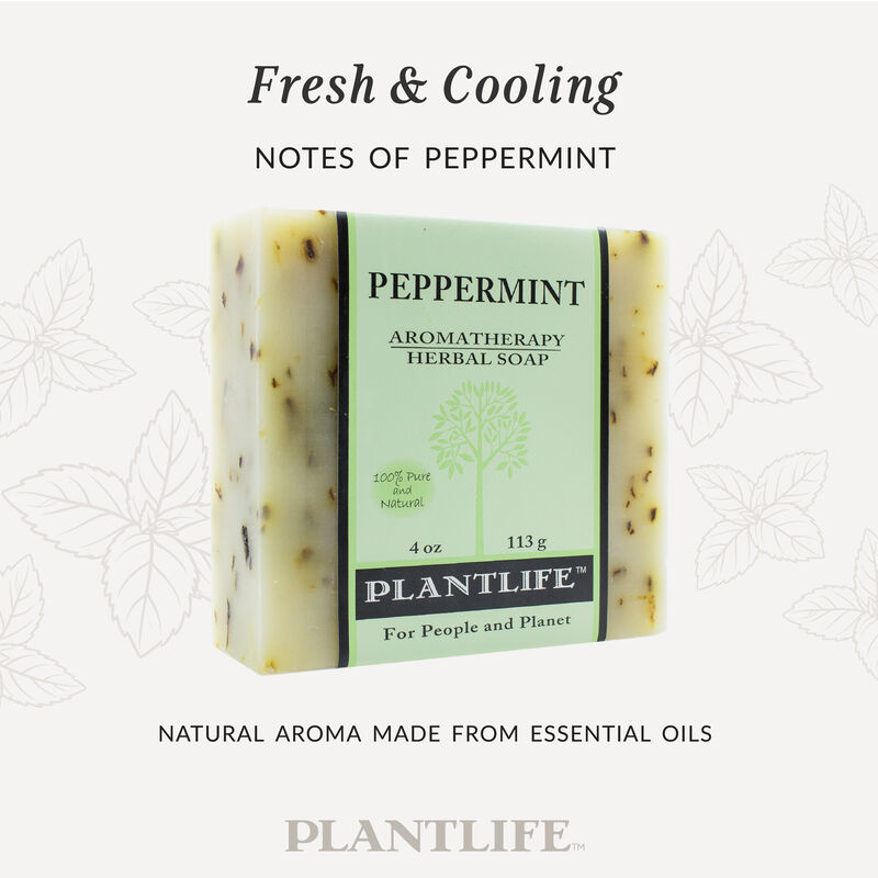 Plantlife Bar Soap - Peppermint 6 Pack image number 2