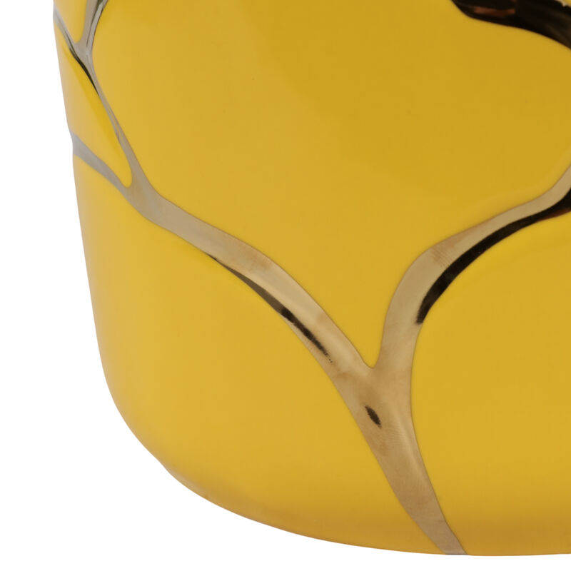 S/2 Clouds Planter Yellow/Gold image number 5