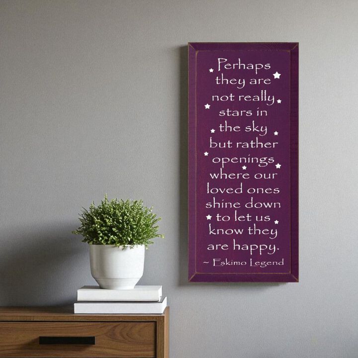 Memorial Wood Sign Loved Ones Shine Down Inspirational Sympathy Wall Decor