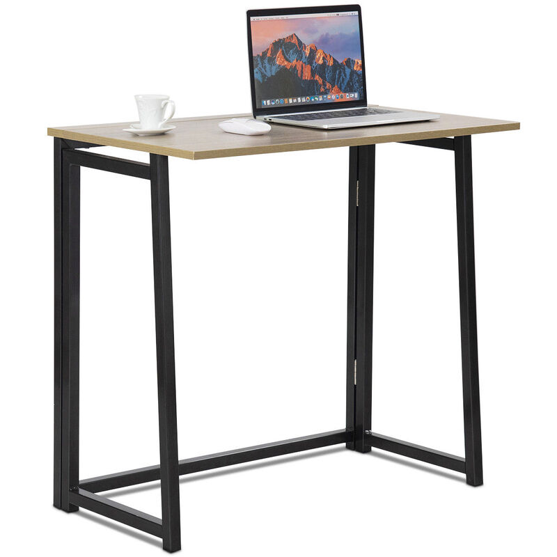 Costway Folding Computer Desk Table Laptop PC Writing Study Workstation Office Furniture