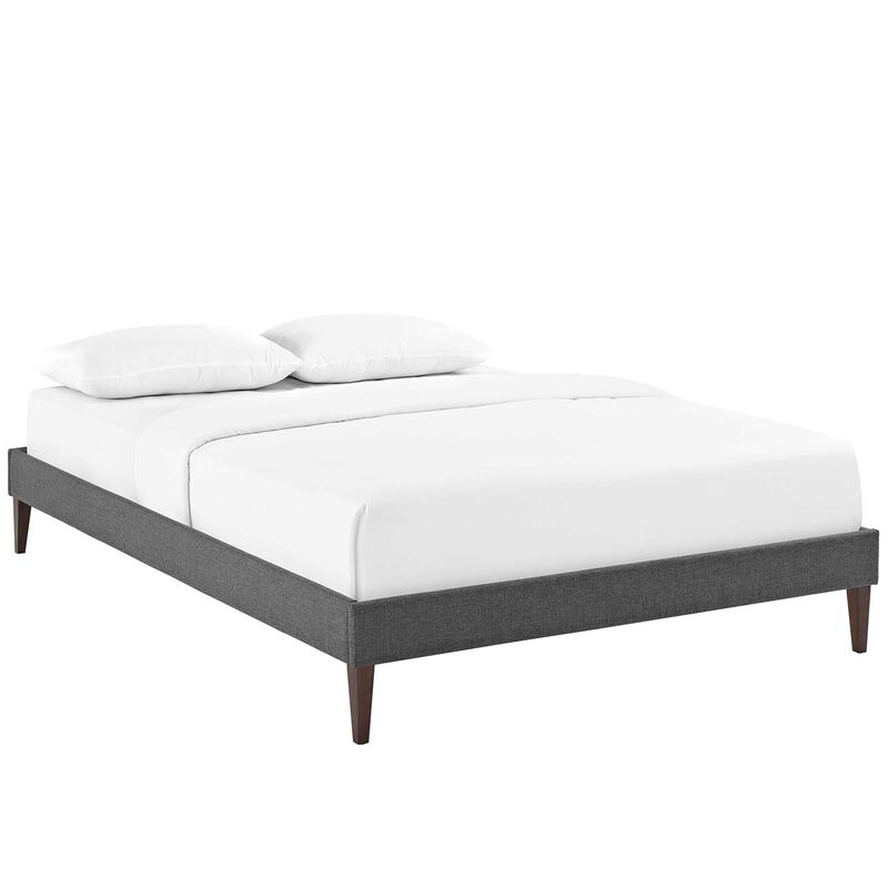 Modway - Tessie Full Fabric Bed Frame with Squared Tapered Legs image number 0