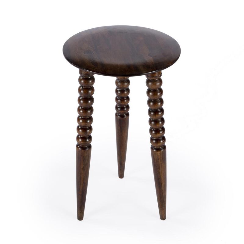 Butler Specialty Company Fluornoy Wood Side Table, Medium Brown