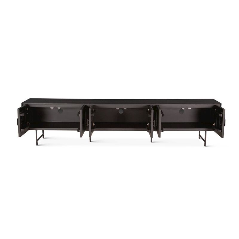 World Interiors Halden 98in Plasma Cabinet in Matte Black image number 4