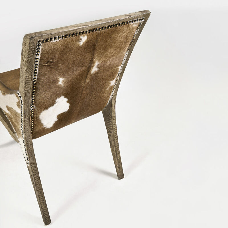 Echo Canyon Leather & Hide Arm Chair image number 8