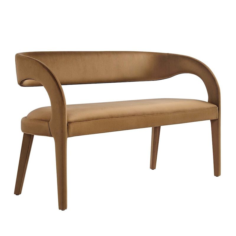 Pinnacle Performance Velvet Accent Bench image number 0