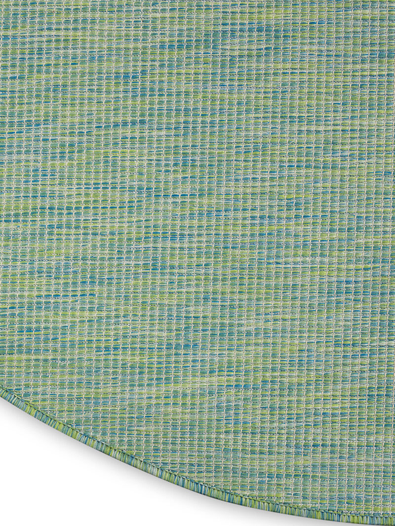 Positano POS01 Blue/Green 6' x Round Rug image number 4