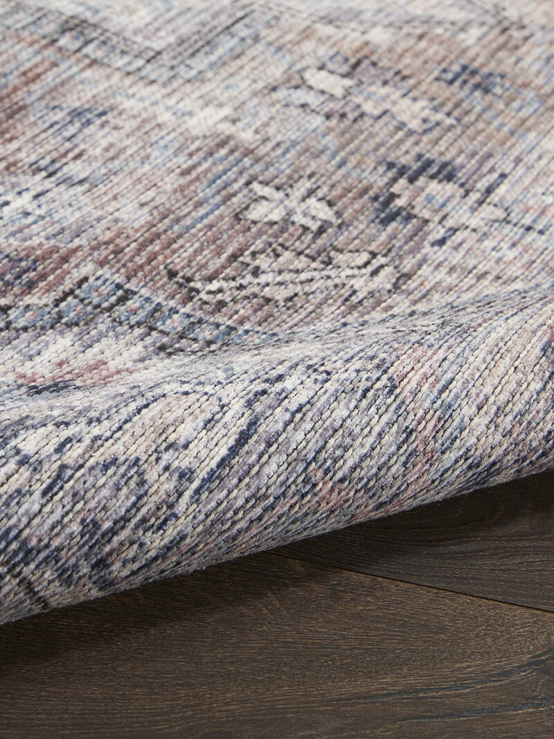 Machine Washable Series 1 SR101 Gray 2'2" x 10' Rug image number 4