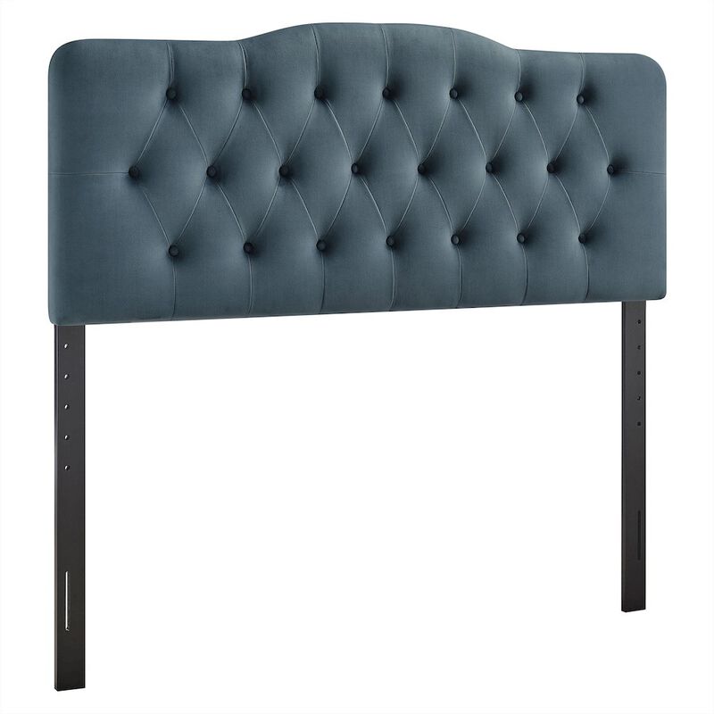 Annabel Stain-Resistant Performance Velvet Full Headboard image number 0