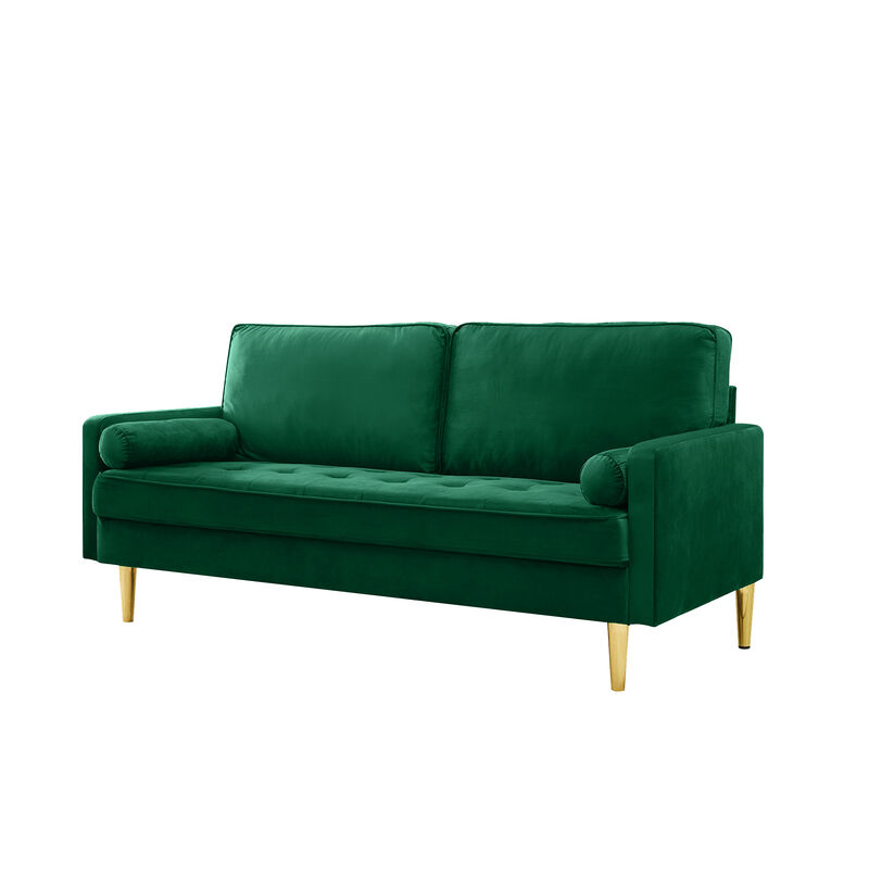 Rufpen Minimalist Velvet Loveseat image number 3