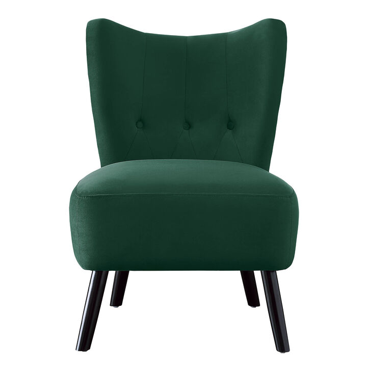Lexicon Imani Collection Accent Chair with Button-tufted Chair Back