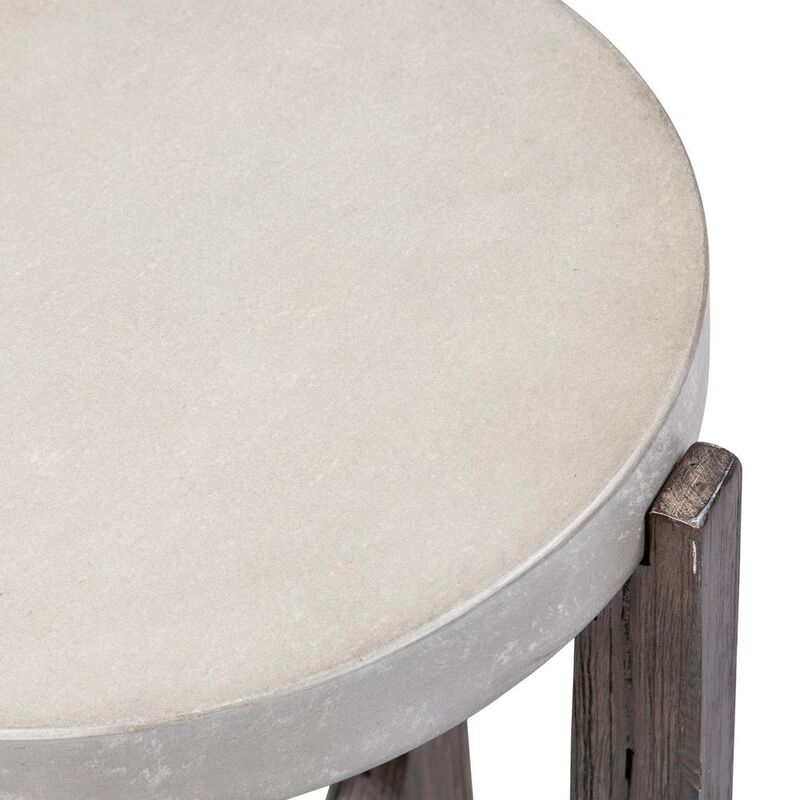 Liberty Furniture Cascade Chair Side Table in Wirebrush Rustic Brown image number 4