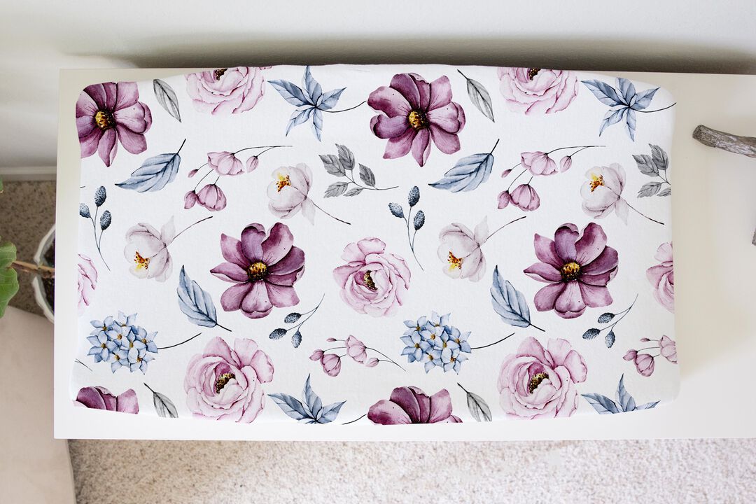 Baby Changing Pad Cover - Vintage Floral