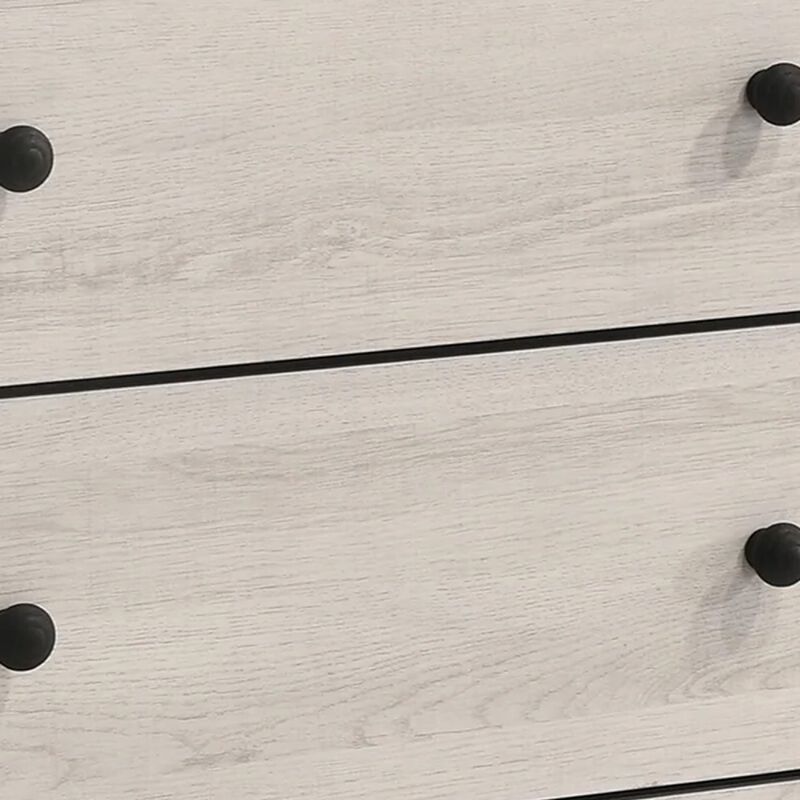 Cuzzy Tall Dresser Chest with 4 Drawers, Natural White Wood
