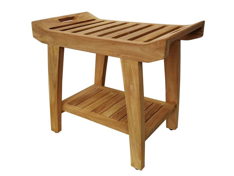 Teak Ramiroya Shower Stool
