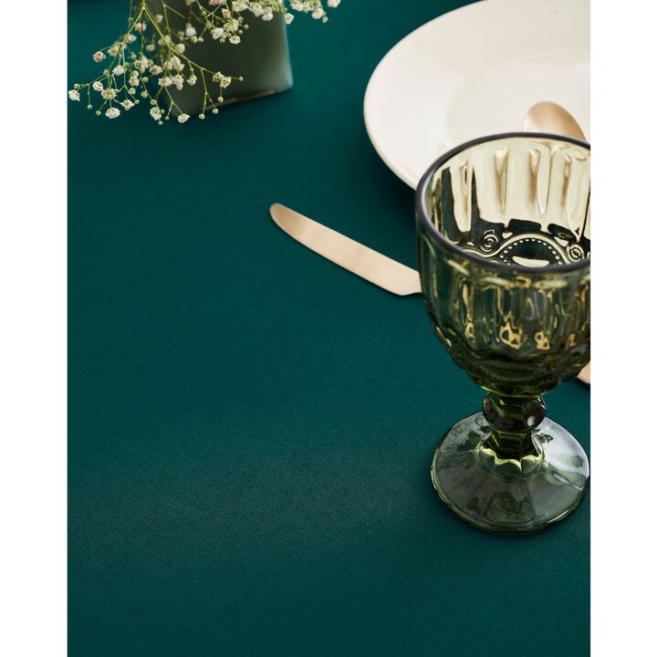 Cotton Linen Tablecloth - Dru - Cotton Linen Plain