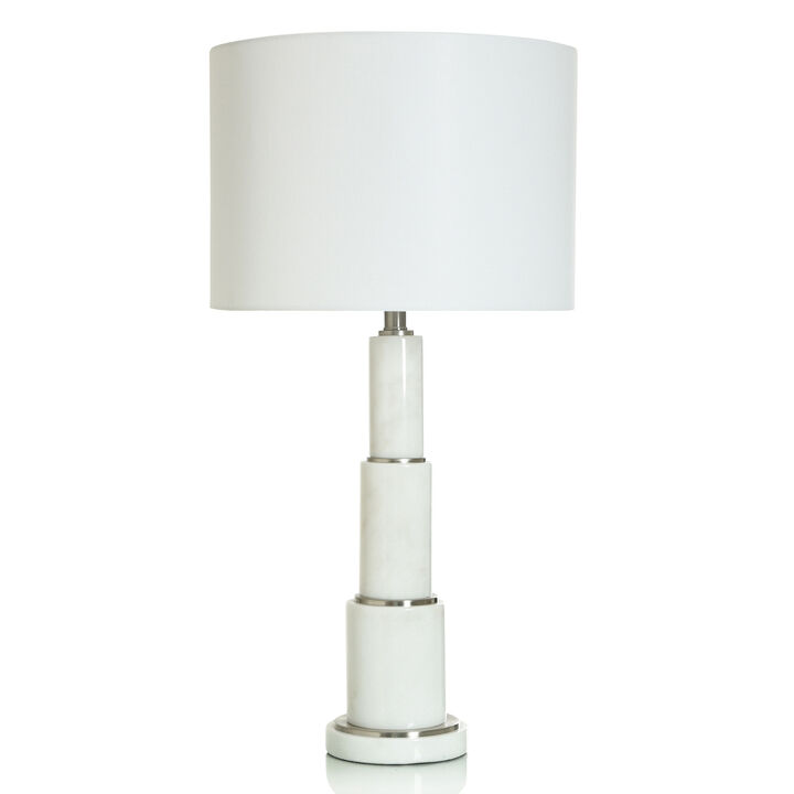 Apilado White Table Lamp