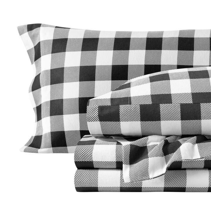 Soft & Cozy 100% Cotton Flannel Printed Pattern Sheet Set