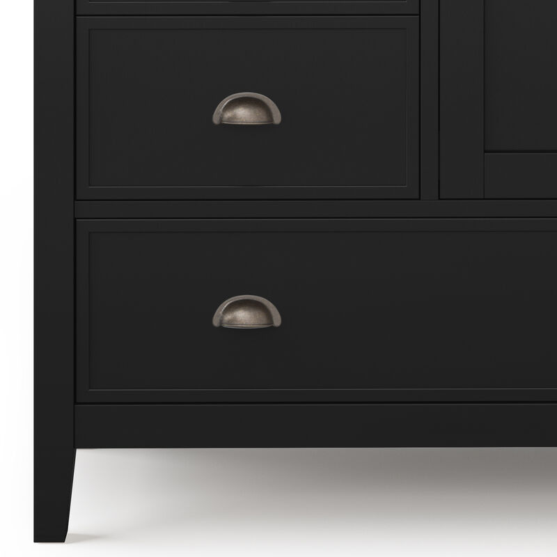 Febcox Solid Wood Medium Storage Cabinet image number 5