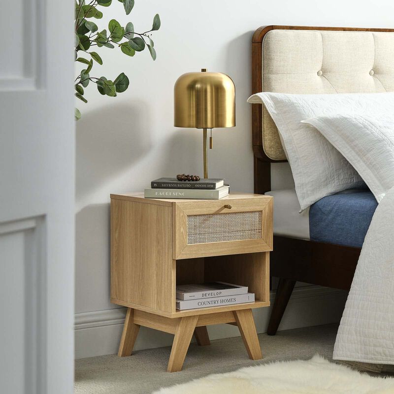 Modway Soma Nightstands, Oak, 15.5 x 15.5 x 21.5 image number 1