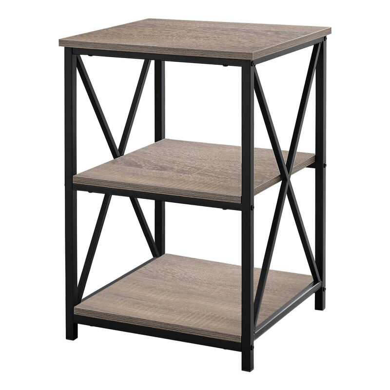 Matte Finish Metal Accent Table &ndash; Rectangular Frame for Stylish Display image number 0