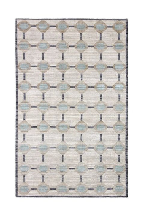 Muted Mosaic Alaric Blue 8'6" x 11'6" Rug