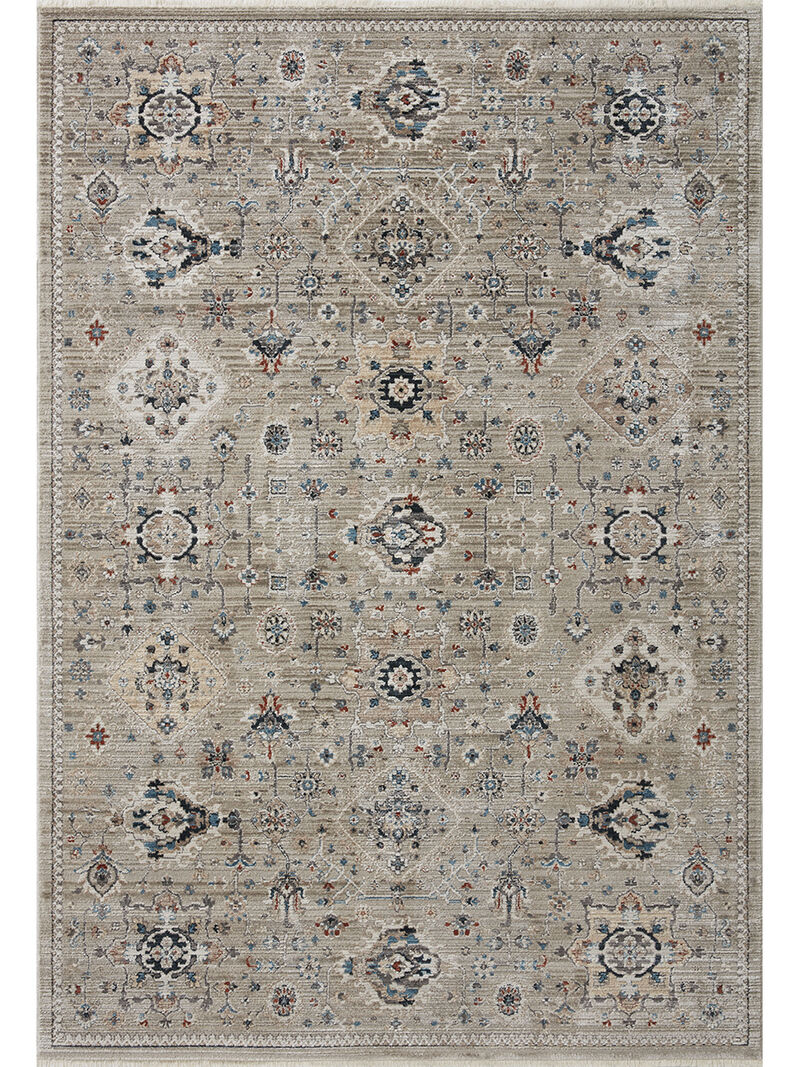 Leigh LEI02 Dove/Multi 5'3" x 7'6" Rug image number 1