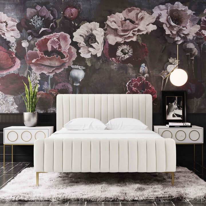 Angela Grey Bed in Full