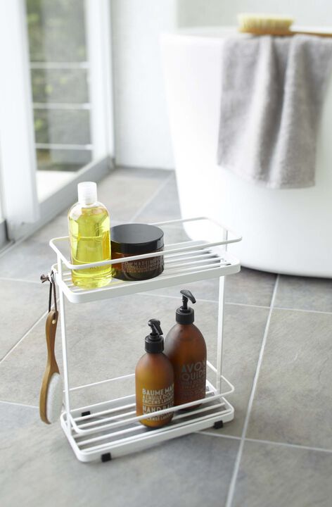 Shower Caddy - Small, White - Dimensions: L 4.72 x W 11.02 x H 13.19 inches