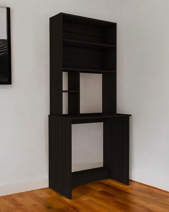 Computer Desk with Hutch for Home Office Storage and Organization