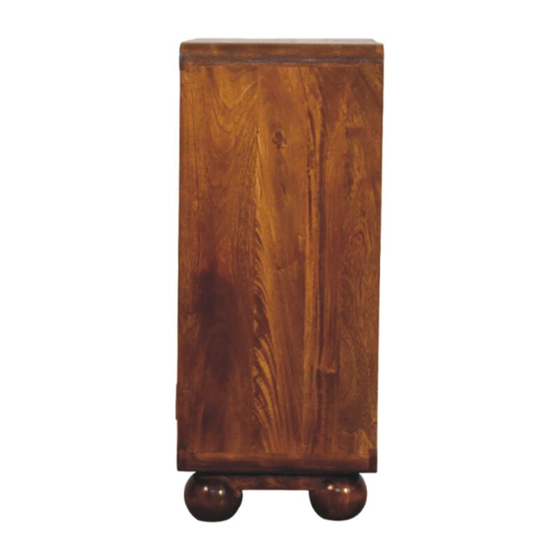Larissa 2 Door Chestnut Cabinet image number 8