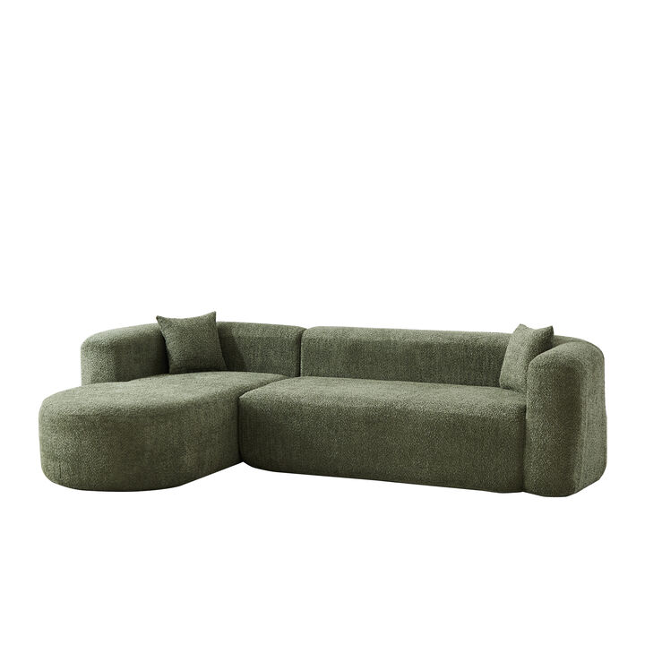 Cetram  L-Shaped Modular Sectional Sofa
